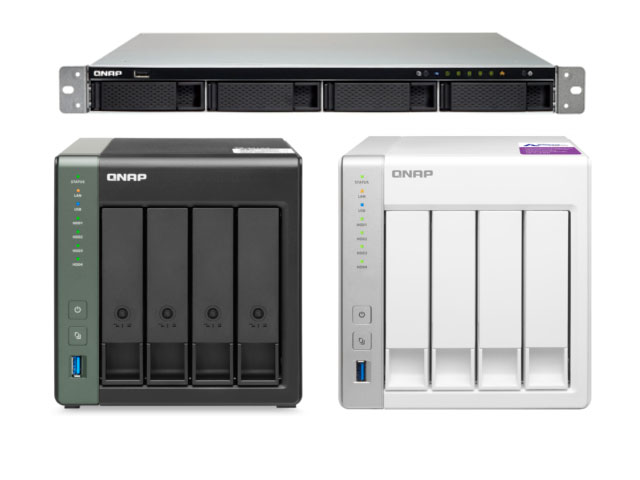 Хранилища QNAP на 4 диска