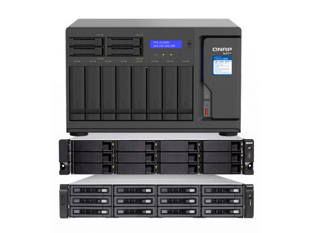 Хранилища QNAP на 12 дисков